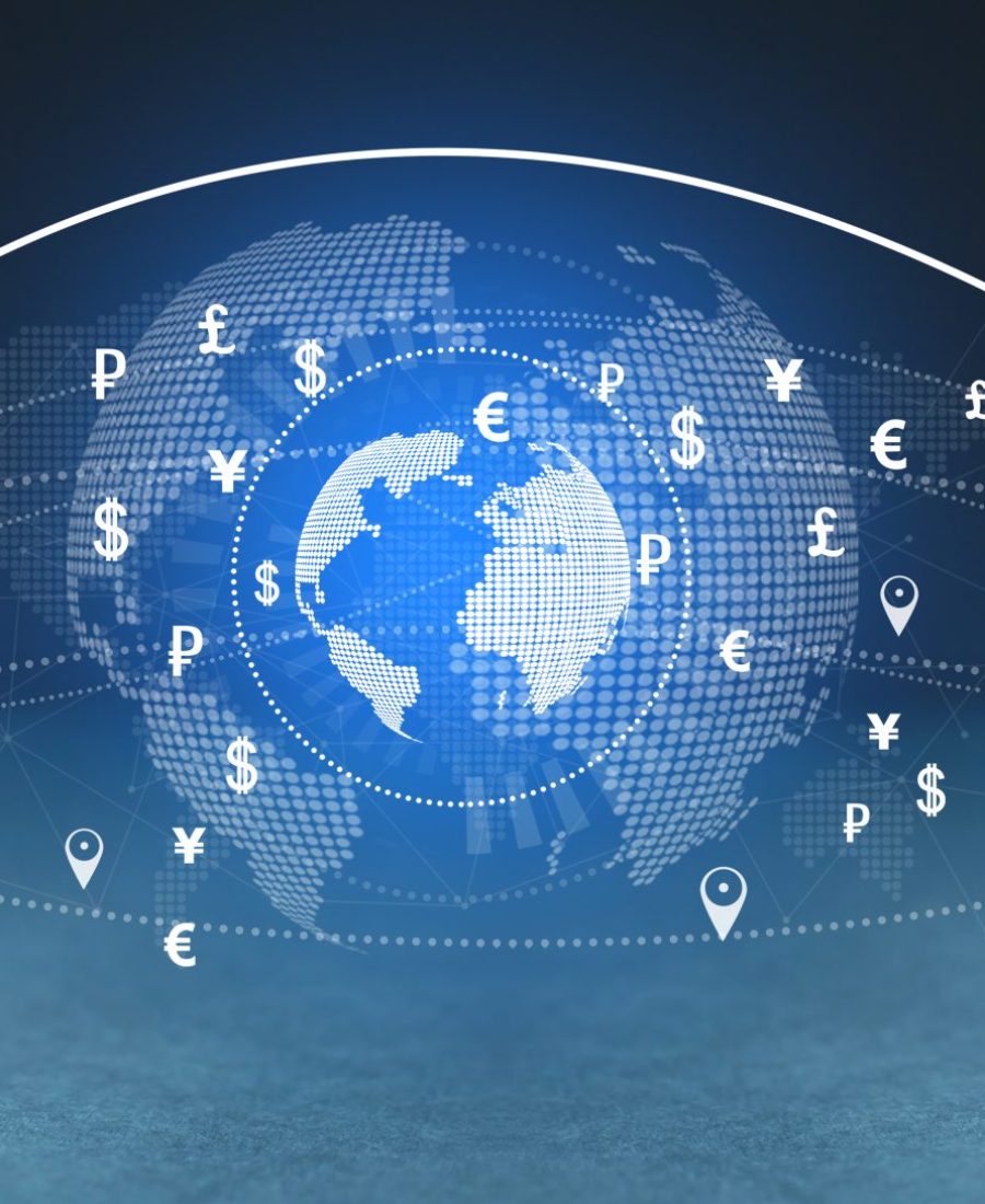 Banks financial transfer money. Online Banking